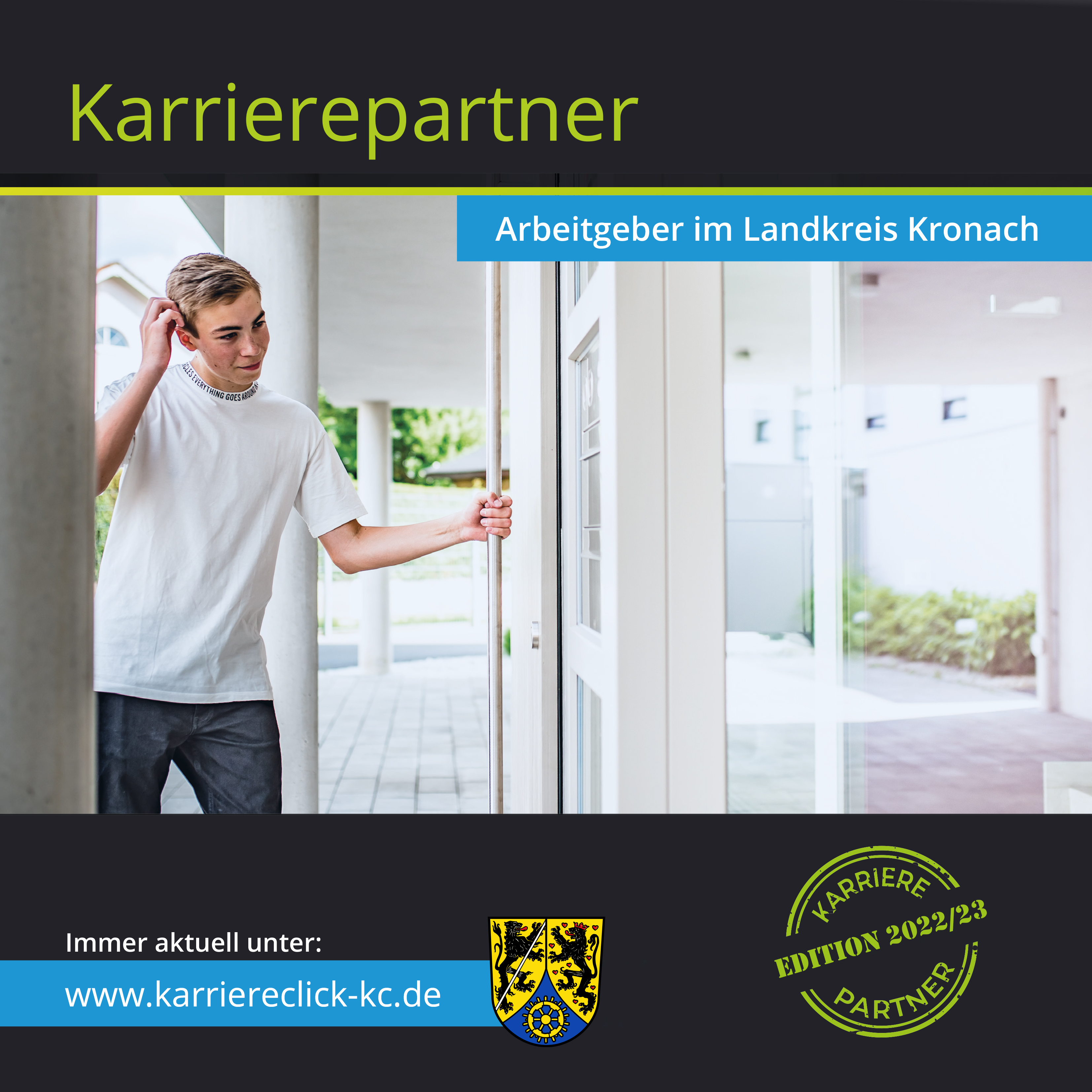 Firmenbroschüre „Karrierepartner – Arbeitgeber im Landkreis Kronach“ wird aktualisiert