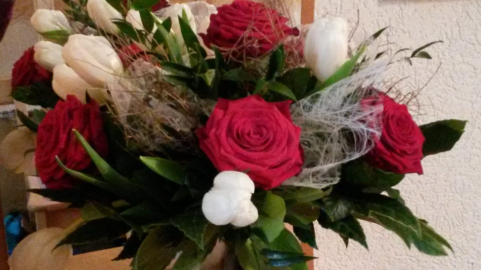 Blumenverkauf am Valentinstag