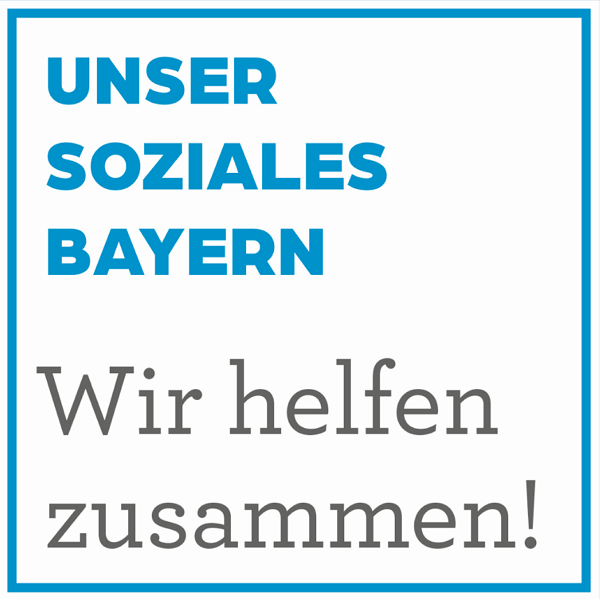 Sonderpreis Unser Soziales Bayern. Wir helfen zusammen!