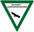 Schild Geschützter Landschaftsbestandteil