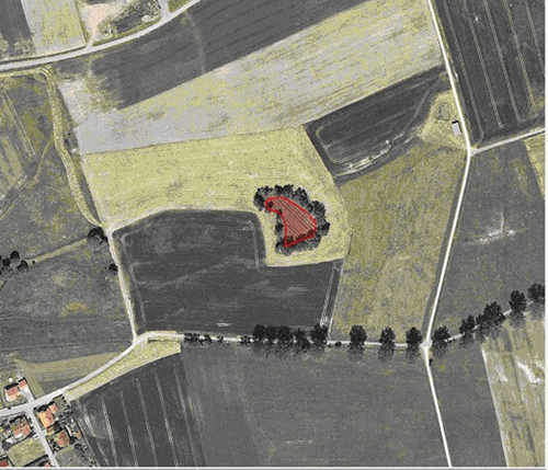 Gundelsdorfer Tongrube Luftbild