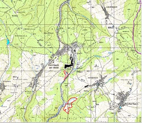 Dammbachsgrund Lageplan