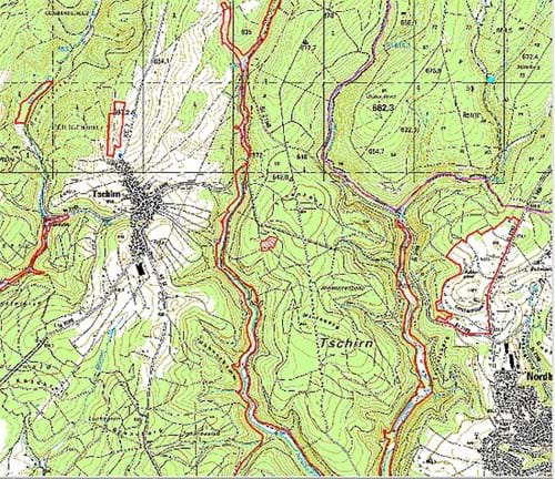 Gallageräum Lageplan