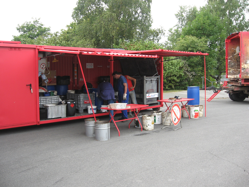 Problemmüllsammlung (für Kleingewerbe) am 22.09.2026 auf dem Großparkplatz der Firma Loewe in Kronach – nicht in Birkach!
