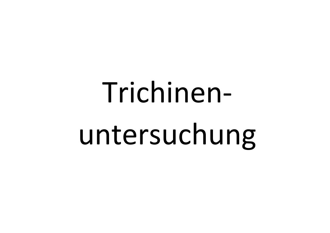 Trichinenuntersuchung nun am Landratsamt Kronach