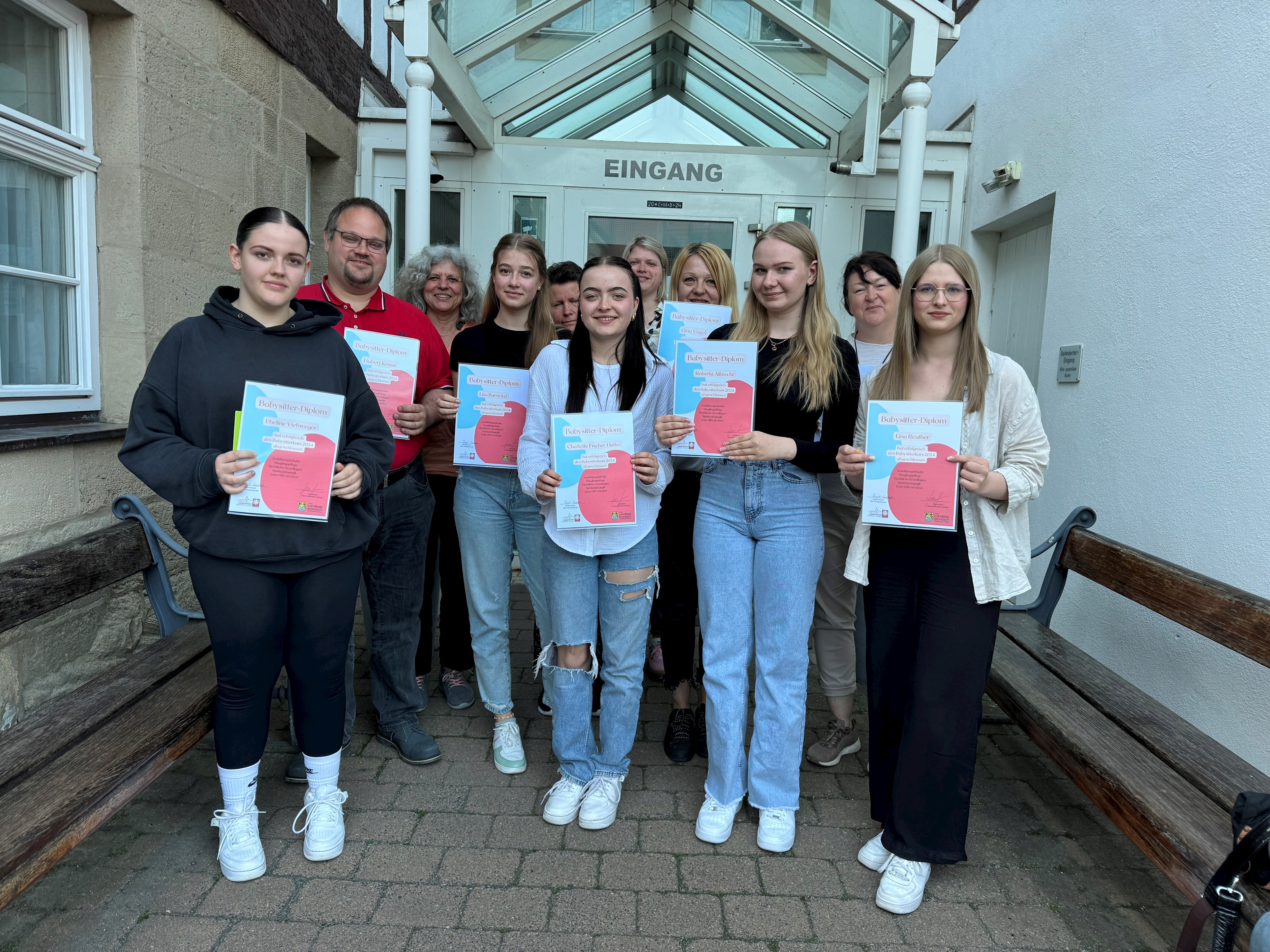 Erfolgreicher Abschluss des Babysitterkurses in Kronach