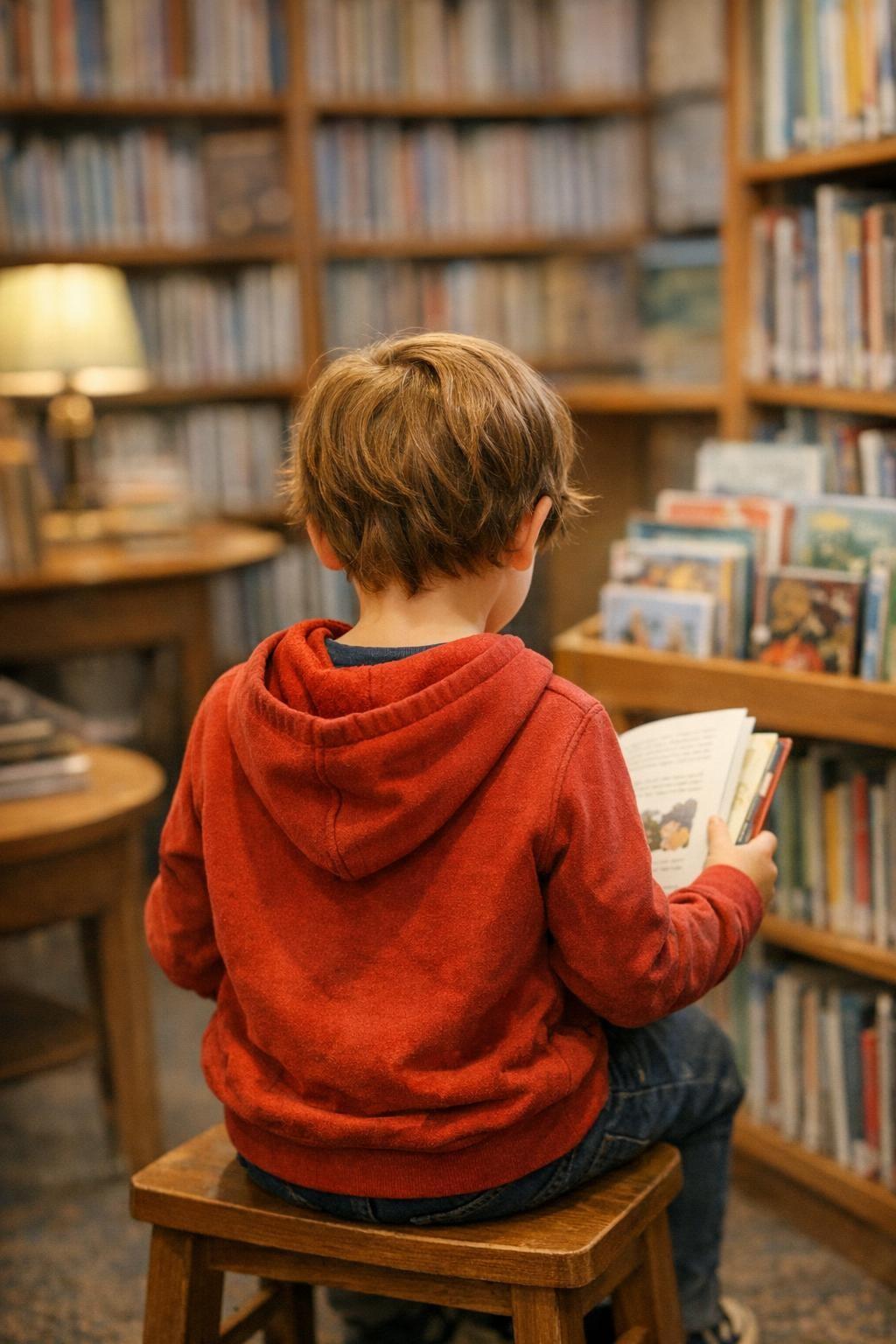 Kind beim Lesen