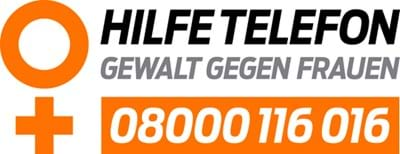 Logo Hilfetelefon Gewalt gegen Frauen