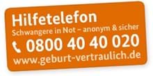 Logo Vertrauliche Geburt